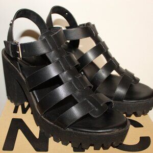 Madden NYC Women's Genesis Block Heel Fisherman Sandal